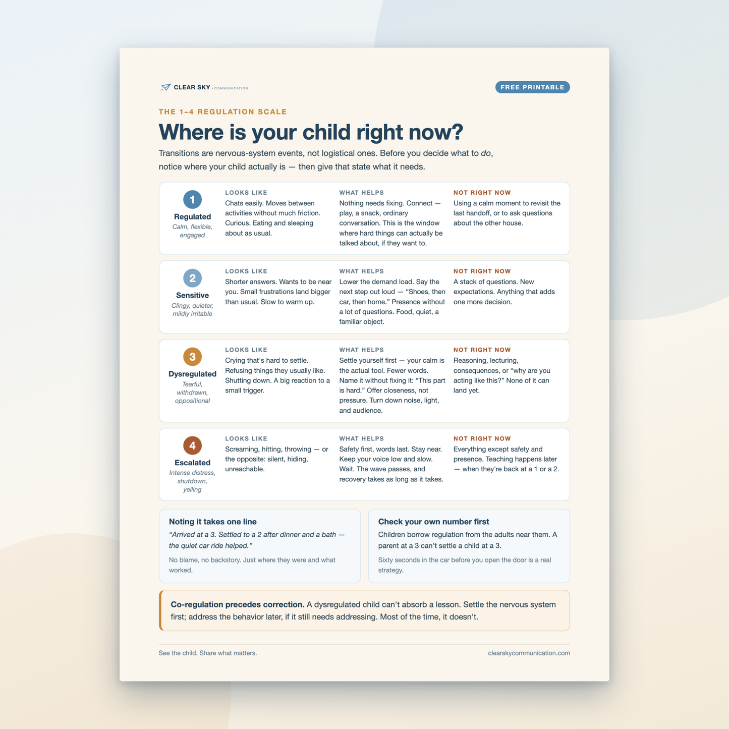 The Regulation Scale Card — free download cover